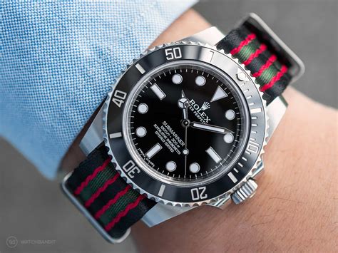 rolex batman on nato strap|rolex submariner straps.